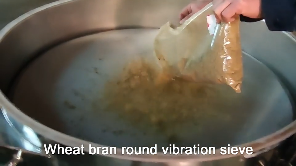 Wheat bran screening rotary vibrating screen